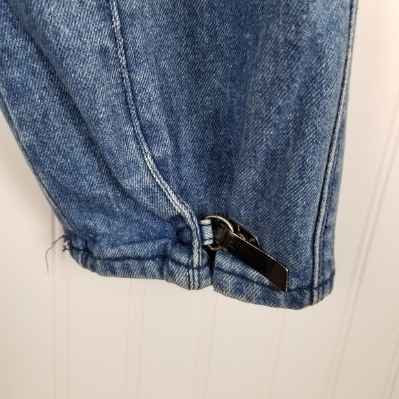 Jag Jeans Vtg High Waisted Denim Relaxed Cotton Pleated Tapered Leg Metal Clip - Picture 8 of 16